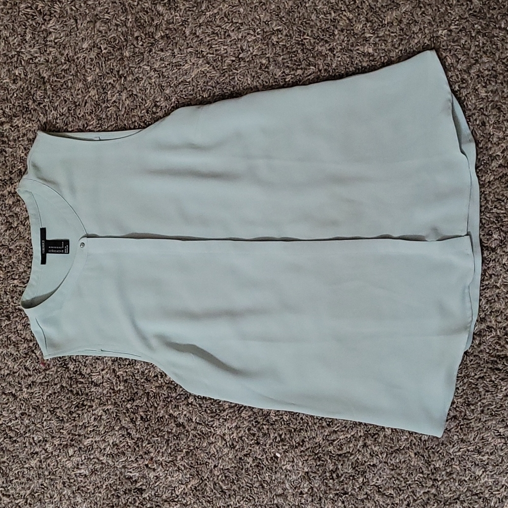 Seafoam blue shirt, M, Forever 21